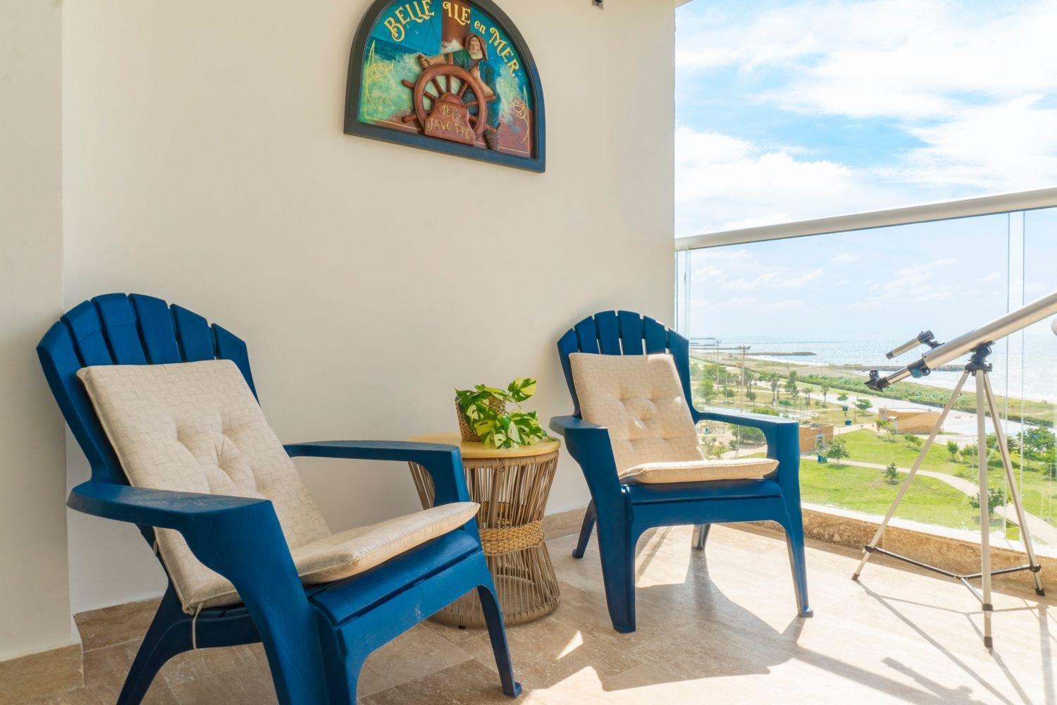 Apartamento Cb715 Exclusiva Hermosa Vista Mar-atardecer