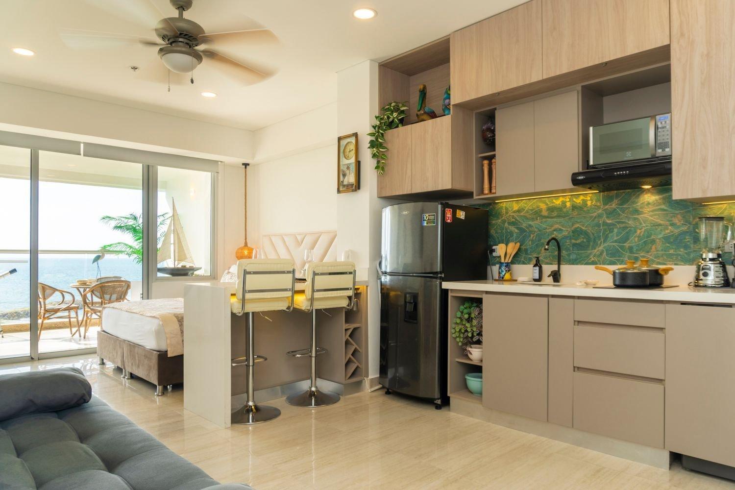 Apartamento Cb715 Exclusiva Hermosa Vista Mar-atardecer Cartagena